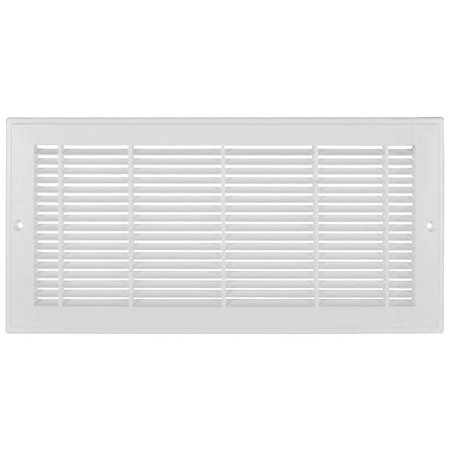 IMPERIAL Sidewall Grille, 1314 in L, 714 in W, Polystyrene, White RG3010